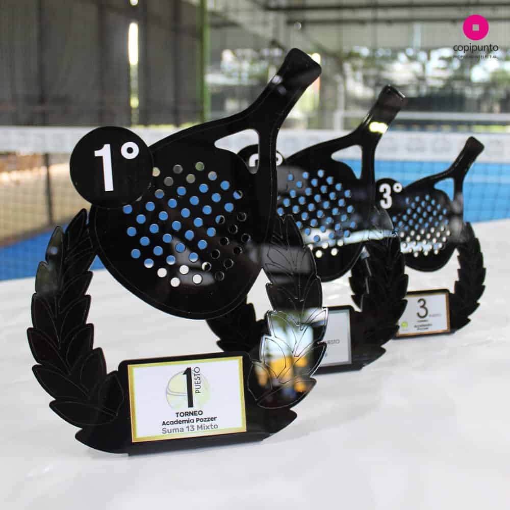 Trofeos de 3 puestos, modelo 2