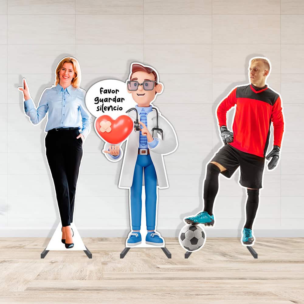 Silueta corpórea con base