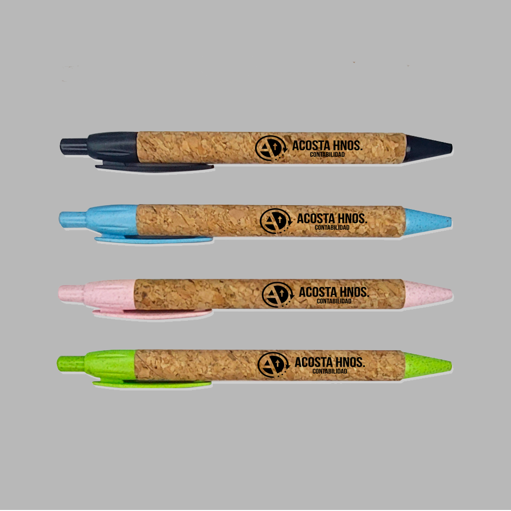 Bolígrafo corcho